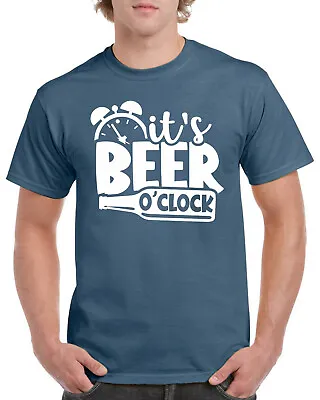 Fathers Day Gifts T Shirt TShirt T-Shirt Its Beer O Clock Daddy Dad Father • £9.99