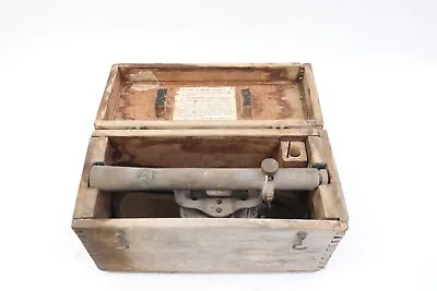 Vintage Craftsman Surveying Transit Scope With Wooden Box • $18.95