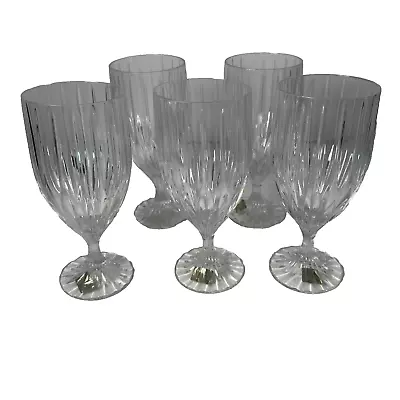 Mikasa Park Lane Crystal Tea Glasses Set Of 5 Germany • $69.99