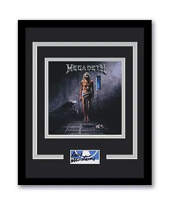 Megadeth Dave Mustaine Signed 11x14 Framed Photo Countdown To Extinction ACOA • £190.02