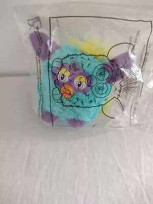 McDONALDS HAPPY MEAL TOY - Blue FURBY BOOM - NEW / SEALED SOFT TOY (2013) • £4