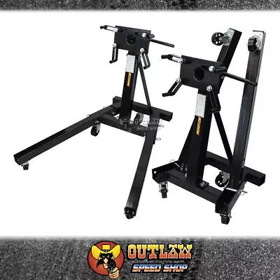 Aeroflow Engine Stand Heavy Duty Foldable 5-wheel 2000lb/900kg - Af98-2033 • $305.50