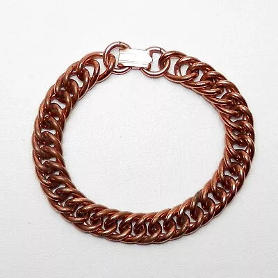 Men's Vintage Heavy Chunky Chain Link Solid Copper Bracelet  • $59.23