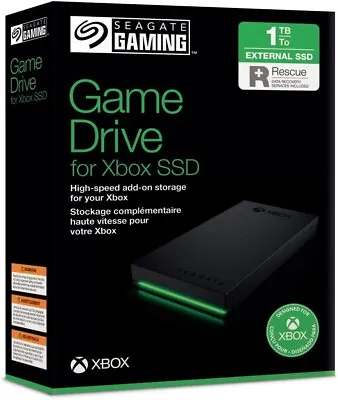 Seagate Game Drive Ssd (external) 1tb - Xbox X / Xbox S / Xbox One (new/sealed) • £99.99