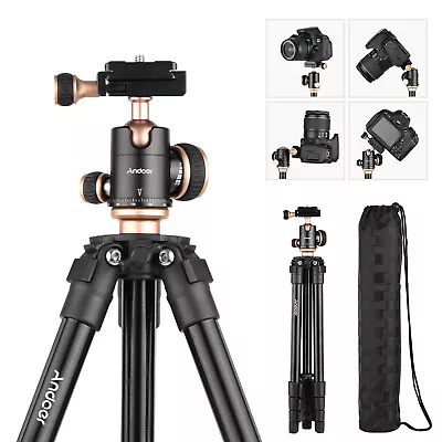 $37.99 • Buy Portable Camera Tripod Stand Monopod 360° Ball Head Fit For Canon Sony DSLR X0A1