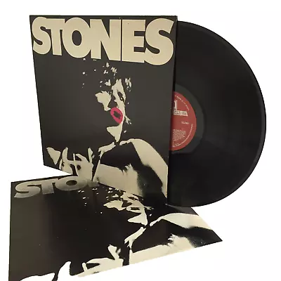 The Rolling Stones Vinyl Record Stones LP Decca 1976 Plus Poster • $49.95