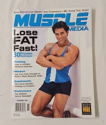 Muscle Media Magazine November 1998 No 71 Men's Fitness Body Building Exercise • $16.97