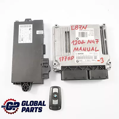 £169.99 • Buy BMW E60 LCI E87 E90 120d 320d 520d N47 177HP ECU KIT DDE 7811700 CAS3 Key Manual