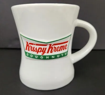 Krispy Kreme Doughnuts Donuts Logo White Ceramic Coffee Tea Cocoa Mug Cup 14 Oz • $13