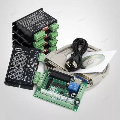 CNC Kit 5 Axis Breakout Board & ENGMATE Stepper Motor Driver EMA2-040D15 • $186.02