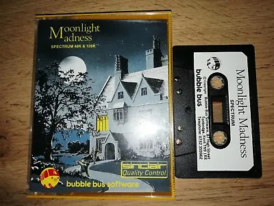 Sinclair ZX Spectrum - MOONLIGHT MADNESS (BUBBLE BUS) • £90