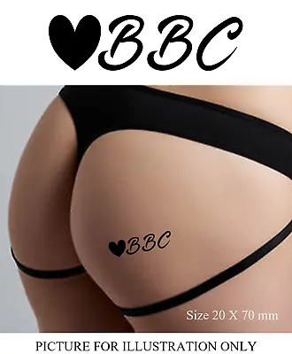 Love BBC Temporary Tattoo X 4 Hotwife Cuckold Role Play Queen Of Spades • £4.99