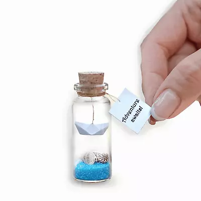 Tiny Magical Message In A Bottle Gift Idea  Classy Inspirational Gifts For Him • $18.12