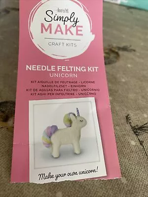 Simply Make Needle Felting Kit - Unicorn • £2.99