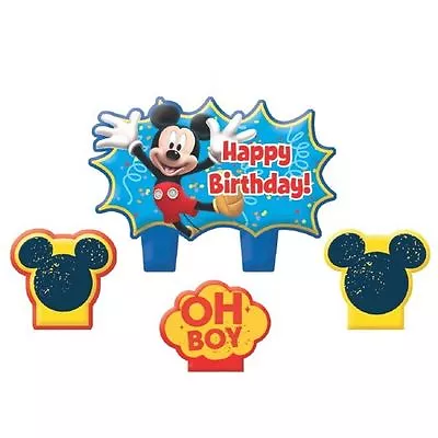 Mickey Mouse Clubhouse Birthday 4 Pc Candle Set Cake Topper • $5.99