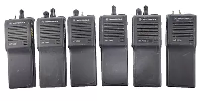 Lot Of 6 -  Motorola Ht1000 Mixed Model Two Way Radio - For Parts / As Is • $125.30