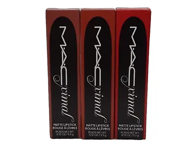 MAC Macximal Matte Lipstick Choose Your Shade 0.12oz 3.5 G NEW Release • $22.49