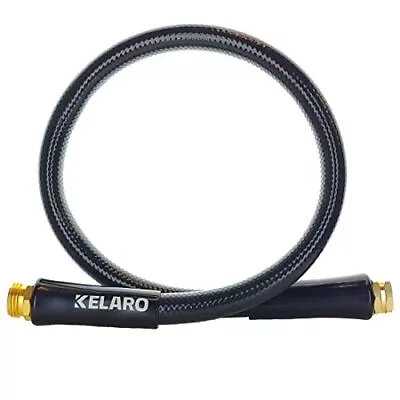 Garden Leader Hose 3 Ft Lead-in Short Hose 5/8 Heavy Duty Water Hose Black  • $12.89