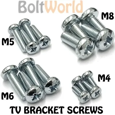 Panasonic Lcd & Plasma Tv Screen Wall Mounting Bracket Screws M4 M5 M6 M8 • £5.11