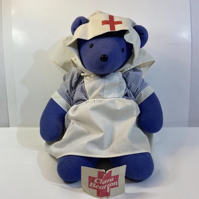 $20 • Buy North American Bear Company Clara Bearton 1987 Nurse Blue Bear