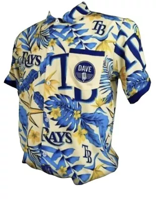 Tampa Bay Rays Hawaiian Dave Wills Shirt Adult XL • $15