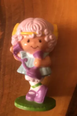 Vintage Strawberry Shortcake Angel Cake On Telephone PVC Figurine FREE SHIPPING • $10.99