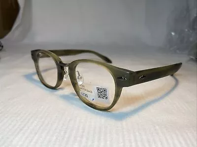 NEW Jins Eyeglasses Gray Green Tortoise Frames MCF-15A-U286A 28 Sz 46[]21-150 • $19.99