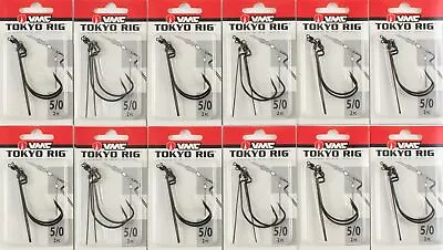 (lot Of 12) Vmc Tokyo Rig Hd Wide Gap 5/0 Thdwg#5/0bnpp H1331 • $0.99