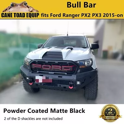 Revolution Bullbar For Ford Ranger PX2 PX3 Airbag ADR Compatible Matte Black Ste • $934.50