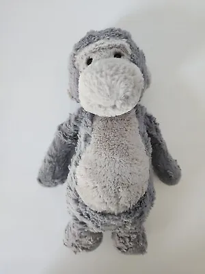 Jellycat London Gray GORILLA Plush Bashful Ape Monkey Soft 12  Stuffed Retired  • $49.99
