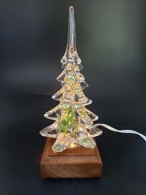 $17 • Buy Silvestri Vintage Crystal Light Up Tree With Stand