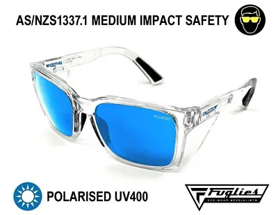 UV Wraps 6206C Polarised Safety Sunglasses - ASNZS1337.1 Safety Sun Glasses • $44.95