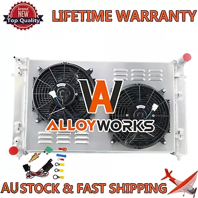 3Row Radiator+Fan Shroud+Relay For Holden Commodore VT/VX HSV V8 GEN3 LS1  5.7L • $279