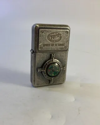 £20 • Buy Vintage Lighter - 'Spirit Of St Louis' With A Compass