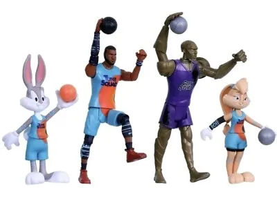 Space Jam: A New Legacy - Elite Toon Squad Action Figure 4 Pack W/ Basketballs • $24.99