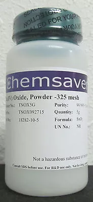 Tin(IV) Oxide Powder -325 Mesh 99.995+% (Metals Basis) Certified 5g • $69.95