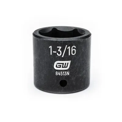 Gearwrench 84513N 1-3/16 - 1/2  Drive 6 Point Shallow Impact Socket Standard SAE • $18.99