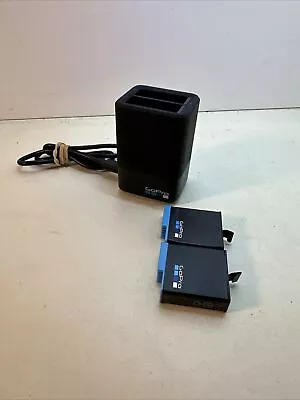 Original GoPro Dual Battery Charger For HERO 5 6 7 8 With Two Batteries • $19.50