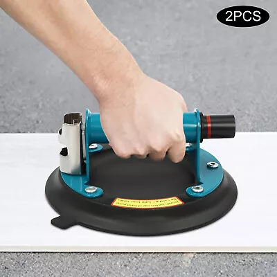 Set Of 2 350 LBS Heavy Duty Vacuum Suction Cups Handheld Anti-slip Glass Lifter • $77.70