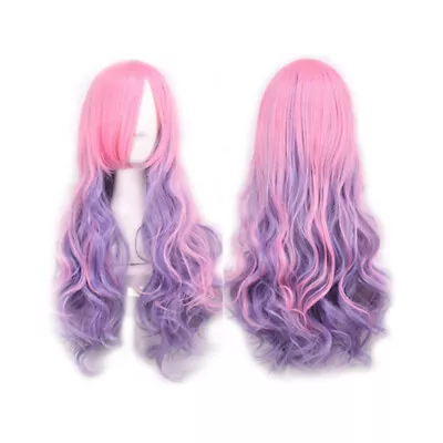  High Temperature Silk Wig Curly Human Hair Wigs Harajuku Style • $22.88