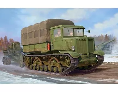 Trumpeter 1573 Soviet Heavy Artillery Tractor 1:35 New Free Shipping • $49.99