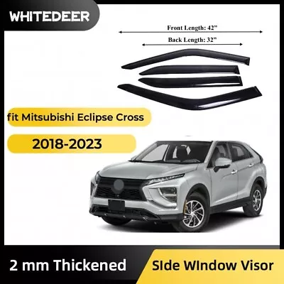 Fits Mitsubishi Eclipse Cross 2018-23 Side Window Visor Sun Rain Deflector Guard • $33.99