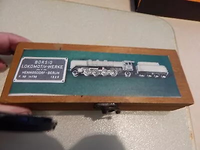 $175 • Buy Marklin Z Scale 2-8-2 Gray Borsig  Steam Locomotive W/3 Pole Motor In Wood Case