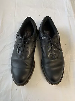 Vintage Reebok Black Leather Golf Shoes Men's 9.5 • $25.29