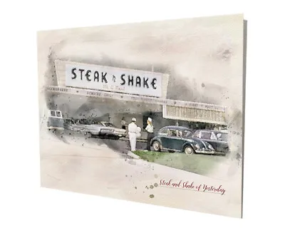 Old Steak And Shake Hamburger Restaurant Of Yesterday 16x20 Aluminum Wall Art • $59.95
