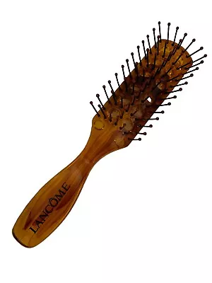 Vintage Lancome Lancôme Hairbrush Hair Brush Tourtoise Shell Ball Tipped Vent 7” • £26.59