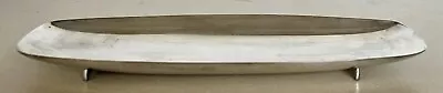 Vintage Modern Sleek F.B.Rogers Footed Silverplate Serving Tray Platter 13.5 X5” • $15.99