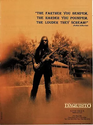 D'Aquisto Strings - JOHN CHRIST - 1994 Print Advertisement • $5.95