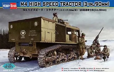 Hobbyboss  82407 1/35 M4 High Speed Tractor 3-in./90mm Model Kit • $35.77