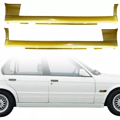 ModeloDrive FRP MTEC Side Skirts 318i 325i E30 4dr Sedan For 3-Series BMW 84-91 • $298